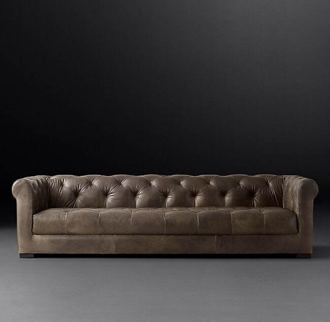 SHAYLA  LEATHER SOFA